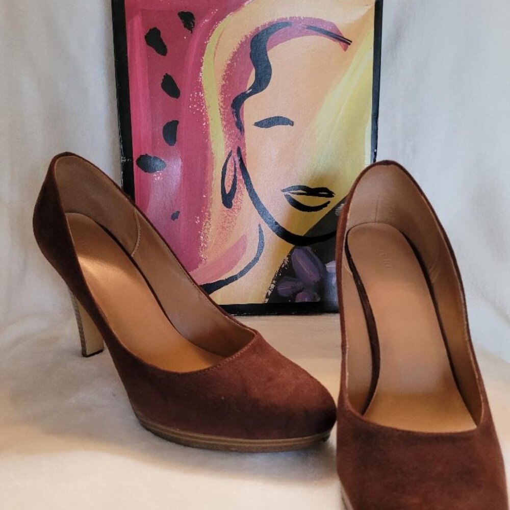 Fioni, Fioni, size9.5, brown suede